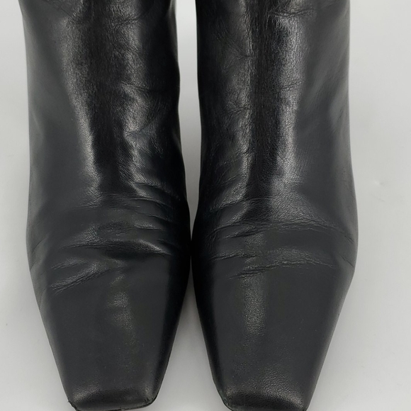 Cole Haan Black Leather Calf Boots Size 10 - Picture 10 of 13